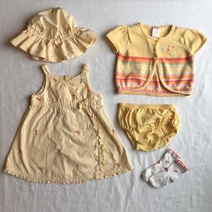 Gymboree ice cream cone dress and accessories